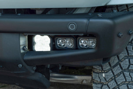 2021-2025  Bronco Stage Series Fog Pocket Kit - White Sport - View 3 | Dirty Garage
