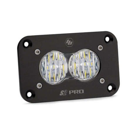 Universal S2 Pro Flush Mount Wide Cornering Pattern LED Work Light Clear | Dirty Garage