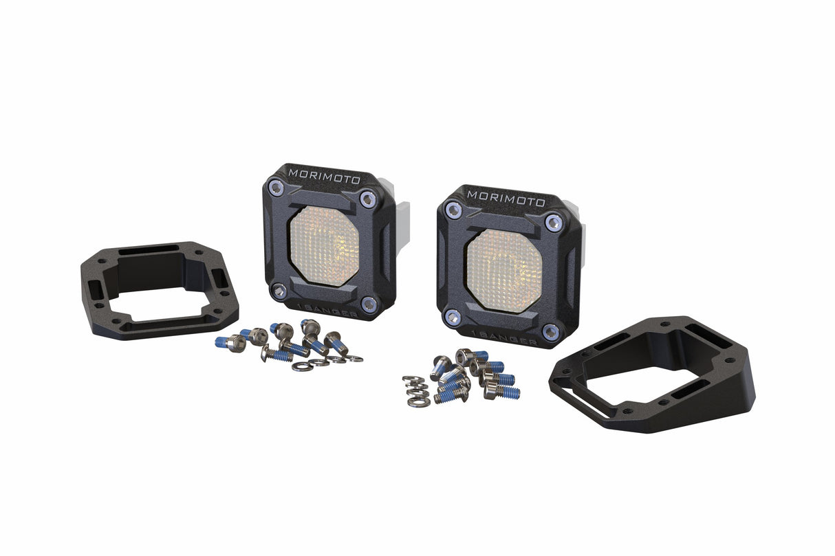 Universal Flush or Angled Mounting Kit Morimoto 1Banger | Dirty Garage