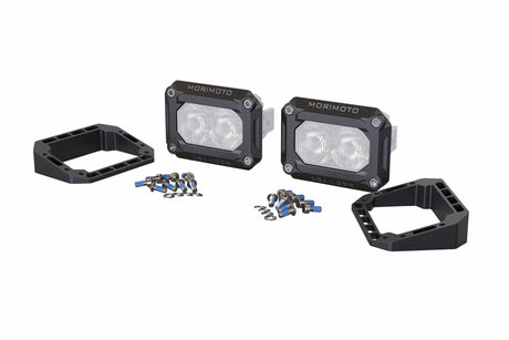 Universal Flush or Angled Mounting Kit Morimoto 2Banger | Dirty Garage