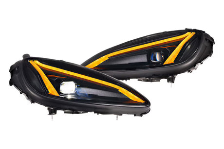 XB LED Headlights: Corvette C6 (05-13) (C8 Style / Set) | Dirty Garage