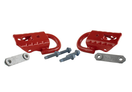 2015-2022 F-150 Tow Hooks - Red - View 4 | Dirty Garage