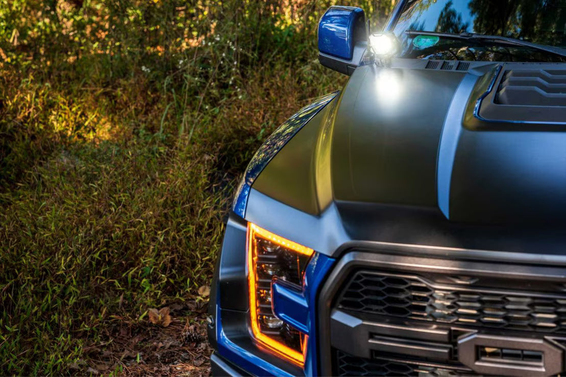 2015-2020 F-150/ Raptor 2Banger Led Ditch Light Brackets - View 3 | Dirty Garage