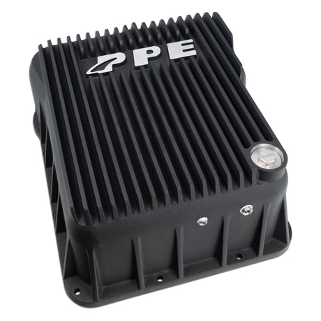 2001-2020 6.6L DURAMAX W/ ALLISON -2400 SERIES TRANSMISSION HEAVY-DUTY DEEP ALUMINUM TRANSMISSION PAN Black | Dirty Garage
