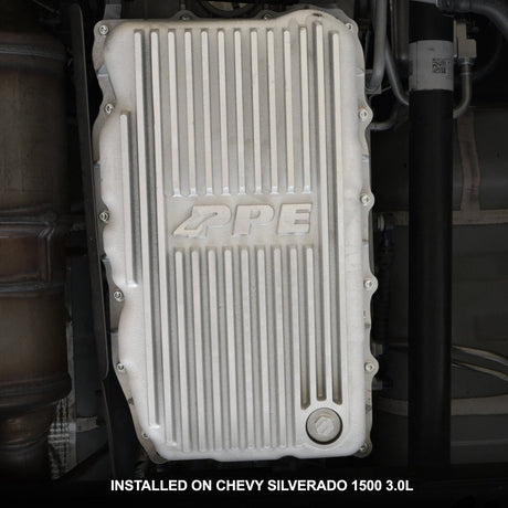 2020-2023 Deep 10L80 Transmission Pan 3.0L Duramax Raw - View 2 | Dirty Garage