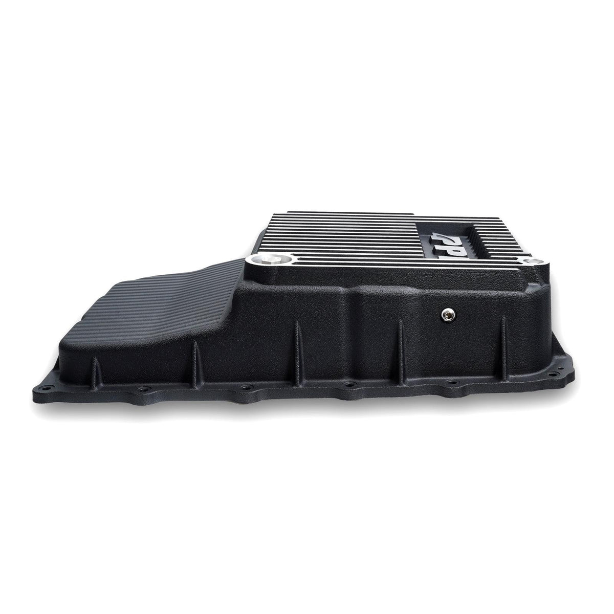 2018-2021 w/ 10L80 Transmission Heavy-Duty Cast Aluminum Transmission Pan Raw - View 11 | Dirty Garage