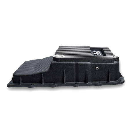 2018-2021 w/ 10L80 Transmission Heavy-Duty Cast Aluminum Transmission Pan Raw - View 11 | Dirty Garage