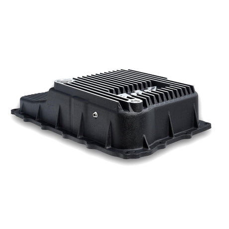 2018-2021 w/ 10L80 Transmission Heavy-Duty Cast Aluminum Transmission Pan Raw - View 12 | Dirty Garage