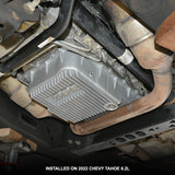 Universal w/ 10L80 Heavy-Duty Deep Cast Aluminum Transmission Pan Raw - View 10 | Dirty Garage