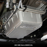 2020-2023 6.6L Duramax w/ 10L1000 Transmission - Heavy-Duty Cast Deep Transmission Pan Brushed - View 4 | Dirty Garage