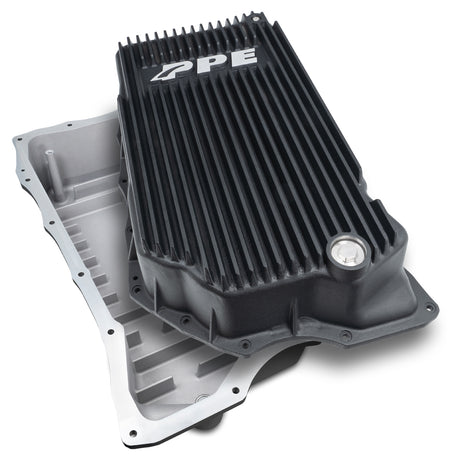2020-2023 6.6L Duramax w/ 10L1000 Transmission - Heavy-Duty Cast Deep Transmission Pan Black | Dirty Garage