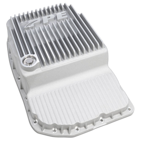 2007-2015 w/ 6L80 Heavy-Duty Cast Aluminum Transmission Pan Raw - View 2 | Dirty Garage