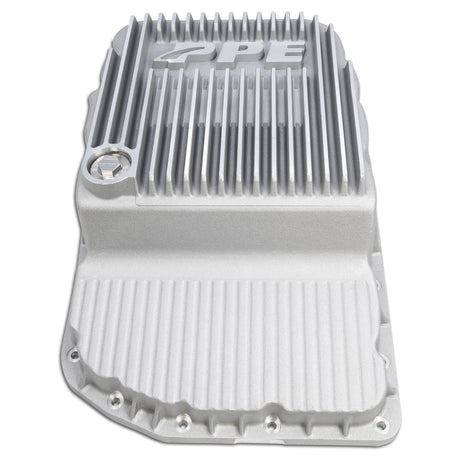 2007-2015 w/ 6L80 Heavy-Duty Cast Aluminum Transmission Pan Raw - View 4 | Dirty Garage