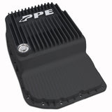 2007-2015 w/ 6L80 Heavy-Duty Cast Aluminum Transmission Pan Black - View 2 | Dirty Garage