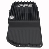 2007-2015 w/ 6L80 Heavy-Duty Cast Aluminum Transmission Pan Black - View 3 | Dirty Garage