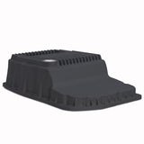2007-2015 w/ 6L80 Heavy-Duty Cast Aluminum Transmission Pan Black - View 5 | Dirty Garage