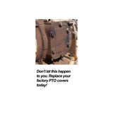 2017-2019 PTO Side Cover 1 Cvr 1 Gasket 6 Bolts black and Brushed - View 4 | Dirty Garage