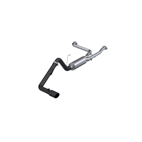2022-2023 Frontier 3.8L 3" Cat Back Single Side Exit Street Profile Black Coated | Dirty Garage