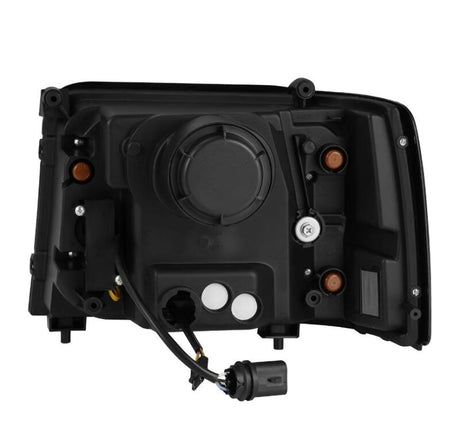 1992-1996 Super Duty Bronco Luxx-Series Projector Black Headlights Sequential Signal Switchback DRL - View 2 | Dirty Garage