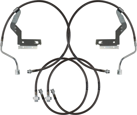 2023-2025 Superduty Extended SS Brake Lines 5.5" Lift (CS-FORDBBL-55-23)