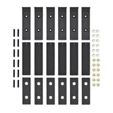 Universal 79" Black Grate Steps Running Boards - View 9 | Dirty Garage