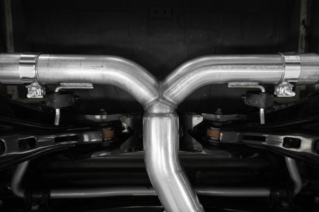 2022-2024 Civic SI 1.5L T304 SS 3" Cat Back Exhaust 2.5" Dual Split Rear w CF Tips - View 3 | Dirty Garage