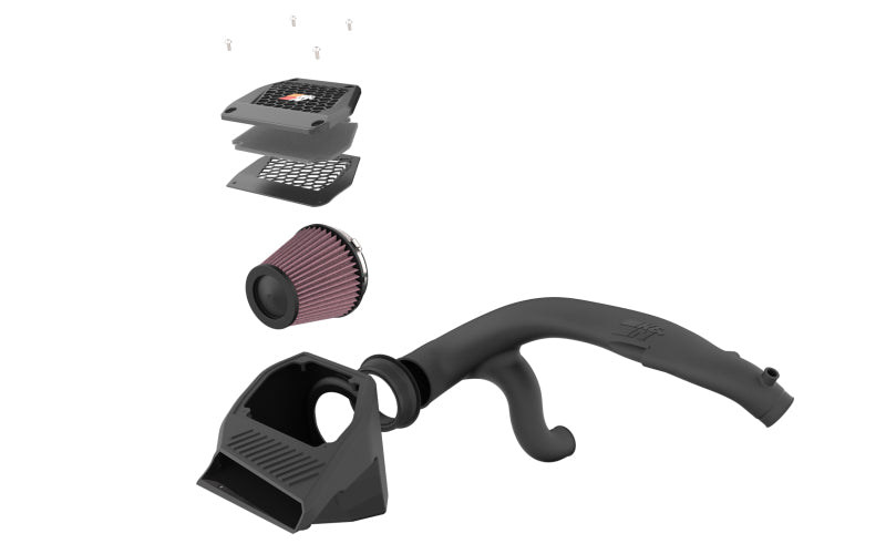 2023-2026 Bronco Raptor V6 3.0L F/I AirCharger Performance Air Intake System - View 6 | Dirty Garage