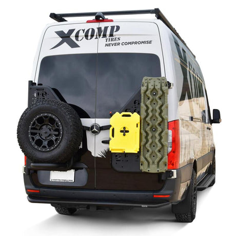 2019-2026 Mercedes-Benz Sprinter XTS Molle Rear Swingout Carrier - View 2 | Dirty Garage