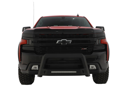 2019-2022 GM 1500 Revolution Black Bull Bar - View 3 | Dirty Garage