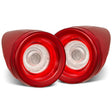 2010-2015 Ferrari 458 Nova-Series Prismatic LED Tail Lights Red Clear | Dirty Garage