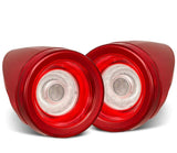 2010-2015 Ferrari 458 Nova-Series Prismatic LED Tail Lights Red Clear | Dirty Garage
