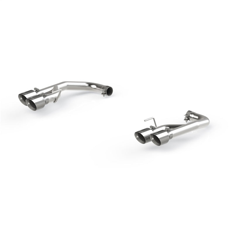 2018-2020 Mustang GT 2.5" T304 Dual Axle Back Exhaust System 4" Dual Wall Tips | Dirty Garage