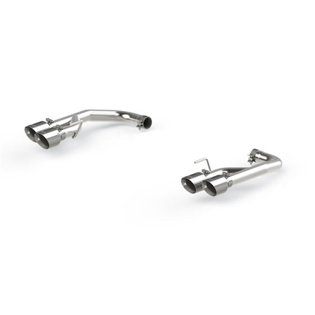 2018-2020 Mustang GT 2.5" T304 Dual Axle Back Exhaust System 4" Dual Wall Tips | Dirty Garage