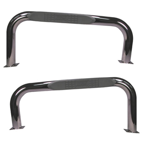 Rugged Ridge Nerf Bars Stainless Steel 76-86 Jeep CJ | Dirty Garage