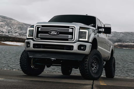 2011-2016 Super Duty XB Hybrid LED Headlights (LF553.2) - View 7 | Dirty Garage