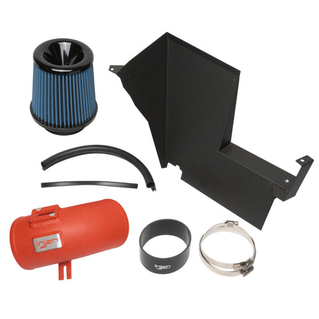 2020-2025 BMW M340i SP Short Ram Air Intake System Wrinkle Red Finish - View 4 | Dirty Garage