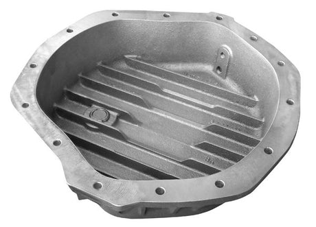 Universal Heavy Duty Aluminum Rear Differential Cover 2500HD/3500HD Brushed - View 2 | Dirty Garage