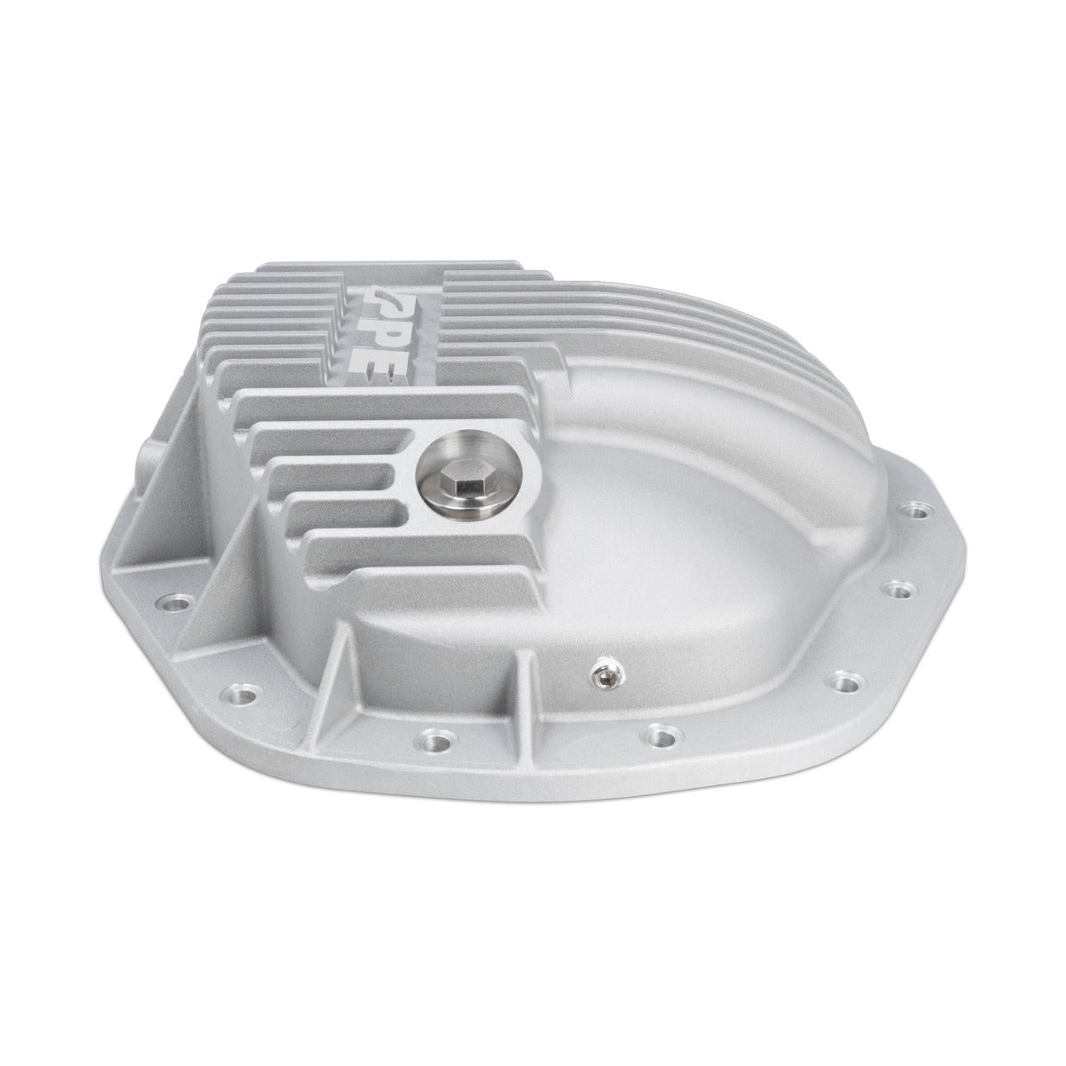Universal 6.6L Duramax 11.5 Inch /12 Inch -14 Heavy-Duty Cast Aluminum Rear Differential Cover Raw - View 5 | Dirty Garage