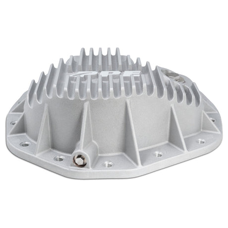 Universal 6.6L Duramax 11.5 Inch /12 Inch -14 Heavy-Duty Cast Aluminum Rear Differential Cover Raw - View 6 | Dirty Garage