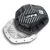 Universal 6.6L Duramax 11.5 Inch /12 Inch -14 Heavy-Duty Cast Aluminum Rear Differential Cover Brushed | Dirty Garage
