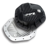 Universal 6.6L Duramax 11.5 Inch /12 Inch -14 Heavy-Duty Cast Aluminum Rear Differential Cover Black | Dirty Garage