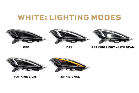 2014-2019 Corvette C7 XB LED Headlights Gen II - View 7 | Dirty Garage