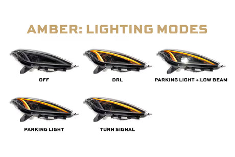 2014-2019 Corvette C7 XB LED Headlights Gen II - View 8 | Dirty Garage