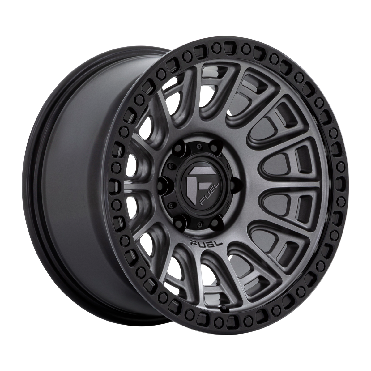 Fuel Cycle Matte Gunmetal w/ Black Ring Wheel (D835) | Dirty Garage