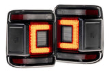 2018-2024 Wrangler XB LED Smoked Lens Tail Lights - View 2 | Dirty Garage
