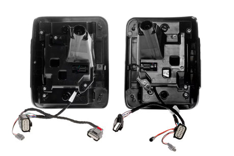 2018-2024 Wrangler XB LED Smoked Lens Tail Lights - View 3 | Dirty Garage