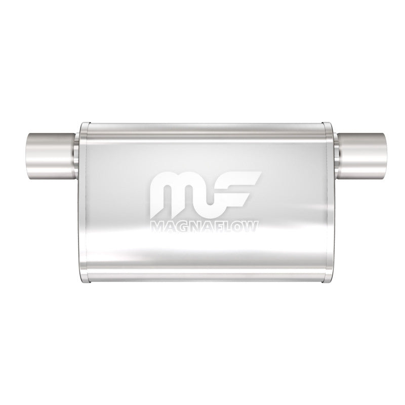 Universal Muffler Mag Stainless Steel 11x4x9 2.5 O/O | Dirty Garage