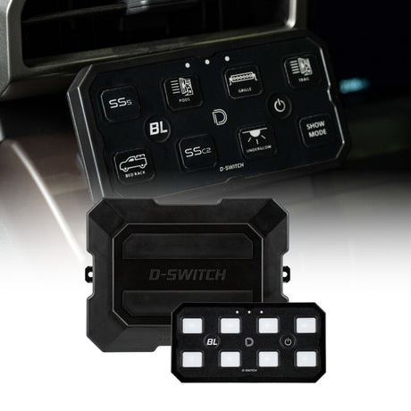 Universal D-Switch 8-Channel Button Controller Kit - View 5 | Dirty Garage