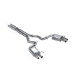 2016-2020 GT350 GT350R Dual Quad Split Rear Outlet 3" Cat Back T304 Exhaust | Dirty Garage