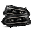 2015-2023 Charger Luxx-Series LED Projector Alpha-Black Headlights Active Light Sequential Signal Switchback DRL | Dirty Garage